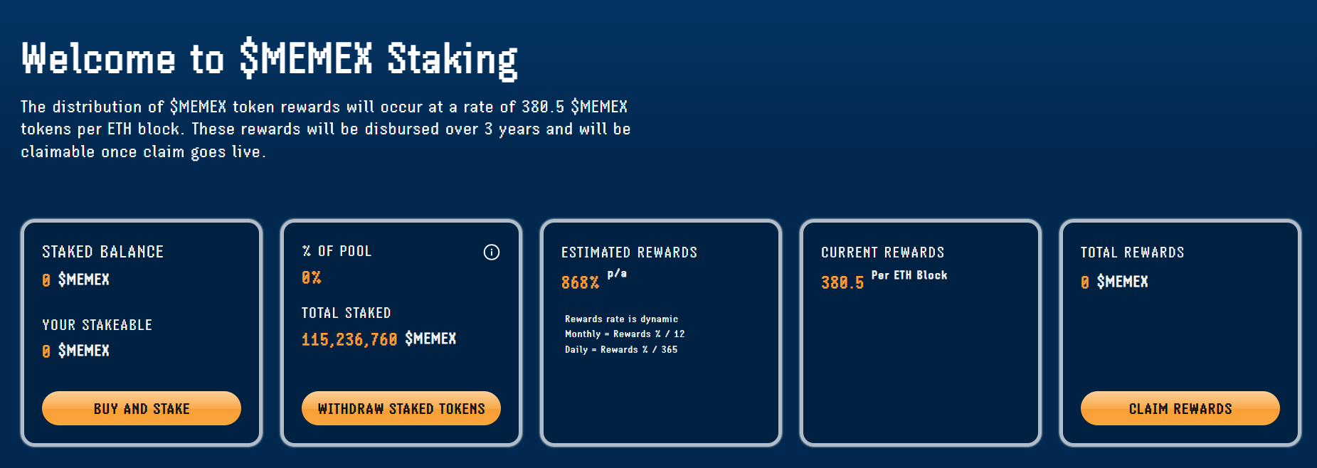 Meme Index Staking 